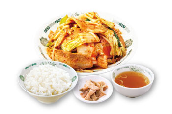 バクダン炒め定食