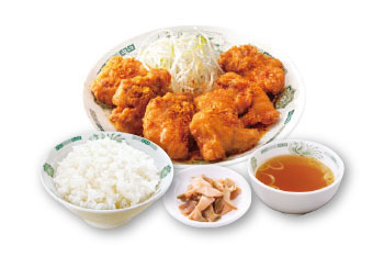 Wドラゴンチキン定食