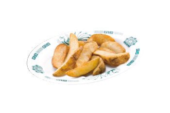 皮付きポテトフライ